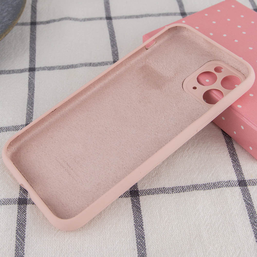 Silicone Case Full Camera Protective (AA) для iPhone 14 Pro (Pink sand)-1